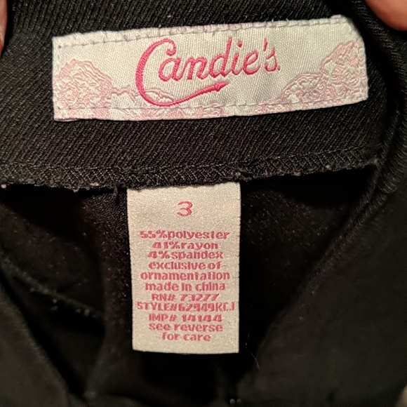 Black Stretchy Pencil Skirt - Picture 2 of 3